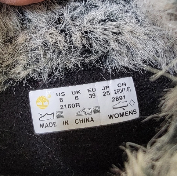 TIMBERLAND CHILLBERG WOMEN BLACK WATERPROOF BOOTS SIZE 8 - Picture 10 of 11